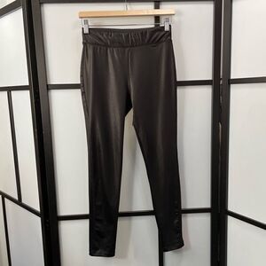 [M] Zara Women’s Black Sheen Faux Leather Leggings / Tights / Everyday
